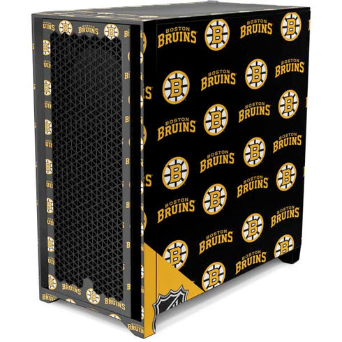 NHL Boston Bruins Pattern Corsair 4000D Tempered Glass Mid-Tower ATX Case Skin